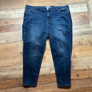 Women's Lane Bryant Mid-Rise Super Stretch Skinny Jeans size 24